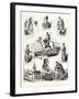 The Turko-Servian War; Pen-And-Ink Sketches, 1876, Turkey, Serbia-null-Framed Giclee Print