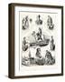 The Turko-Servian War; Pen-And-Ink Sketches, 1876, Turkey, Serbia-null-Framed Giclee Print