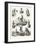 The Turko-Servian War; Pen-And-Ink Sketches, 1876, Turkey, Serbia-null-Framed Giclee Print