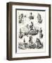 The Turko-Servian War; Pen-And-Ink Sketches, 1876, Turkey, Serbia-null-Framed Giclee Print