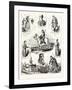 The Turko-Servian War; Pen-And-Ink Sketches, 1876, Turkey, Serbia-null-Framed Giclee Print