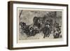 The Turks are Coming!, a Stampede from Tesica-null-Framed Giclee Print