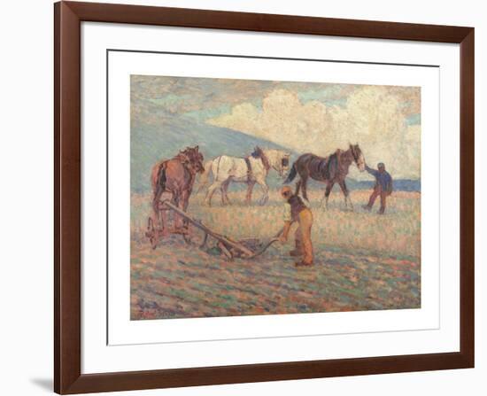 The Turn Rice-Plough, Sussex-Robert Polhill Bevan-Framed Premium Giclee Print