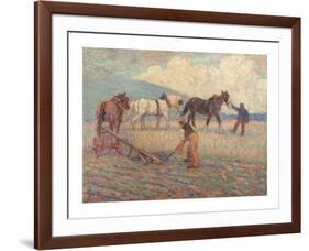 The Turn Rice-Plough, Sussex-Robert Polhill Bevan-Framed Premium Giclee Print