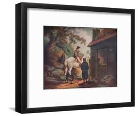 'The Turnpike Gate', c1805-William Ward-Framed Giclee Print