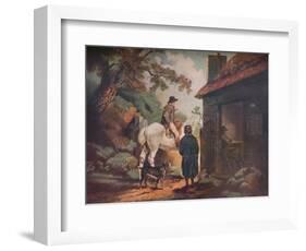 'The Turnpike Gate', c1805-William Ward-Framed Giclee Print