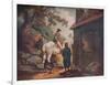 'The Turnpike Gate', c1805-William Ward-Framed Giclee Print