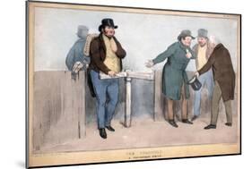 The Turnstile, a Picturesque Simile, 19th Century-John Doyle-Mounted Giclee Print
