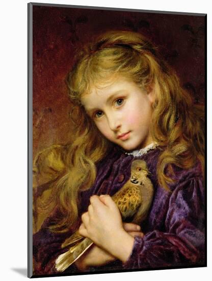 The Turtle Dove-Sophie Anderson-Mounted Giclee Print