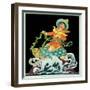 The Turtle Ride - Child Life-Hazel Frazee-Framed Giclee Print