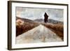 The Tuscan Road. Painting by Amedeo Modigliani (1884-1920), 1899. Oil on Cardboard. Livorno (Livorn-Amedeo Modigliani-Framed Giclee Print