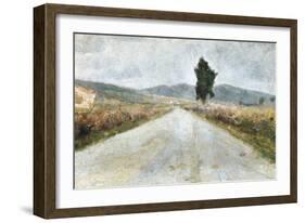 The Tuscan Road-Amedeo Modigliani-Framed Art Print