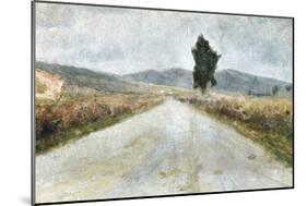 The Tuscan Road-Amedeo Modigliani-Mounted Art Print
