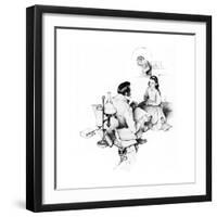 The Tutor (or The Tutor)-Norman Rockwell-Framed Giclee Print