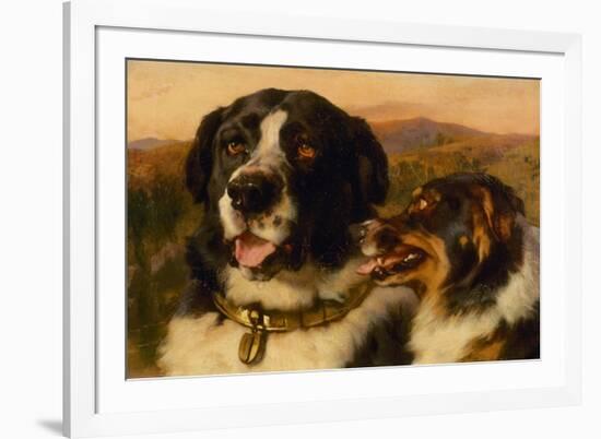 The Twa Dogs-Edwin Landseer-Framed Giclee Print