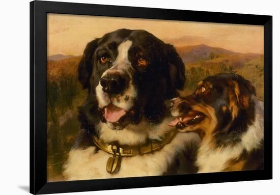 The Twa Dogs-Edwin Landseer-Framed Giclee Print