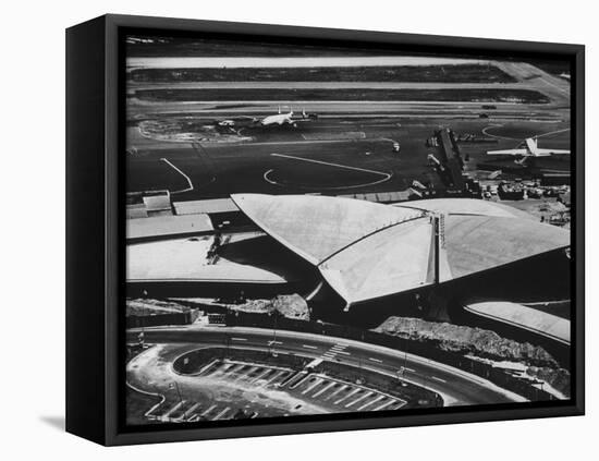 The Twa Terminal, Designed by Eero Saarinen-Dmitri Kessel-Framed Stretched Canvas