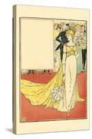 The Twelfth Day Was Richly Adorned in a Tiffany Gown-Walter Crane-Stretched Canvas