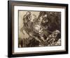 The Twelfth Labour of Hercules, Illustration from 'The Greek Heroes' by B.G. Niebuhr, 1903-Arthur Rackham-Framed Giclee Print