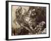 The Twelfth Labour of Hercules, Illustration from 'The Greek Heroes' by B.G. Niebuhr, 1903-Arthur Rackham-Framed Giclee Print