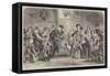 The Twelfth-Night Wassail-Bowl-Sir John Gilbert-Framed Stretched Canvas