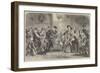 The Twelfth-Night Wassail-Bowl-Sir John Gilbert-Framed Giclee Print