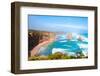 The Twelve Apostles by the Great Ocean Road in Victoria, Australia-StanciuC-Framed Photographic Print