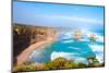 The Twelve Apostles by the Great Ocean Road in Victoria, Australia-StanciuC-Mounted Photographic Print