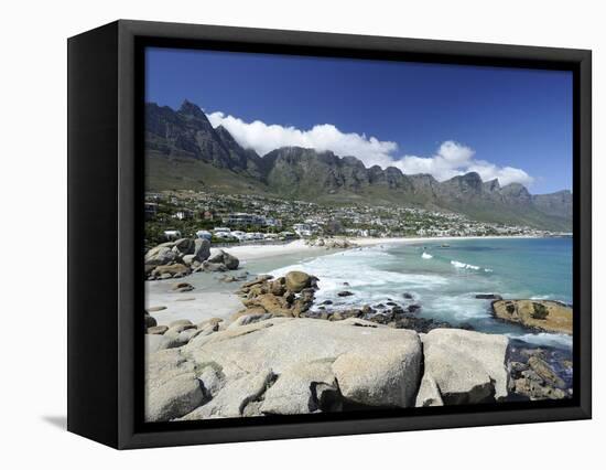 The Twelve Apostles, Camps Bay, Cape Town, Cape Province, South Africa, Africa-Peter Groenendijk-Framed Stretched Canvas