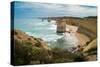 The Twelve Apostles geological formation a couple hours from Melbourne, Victoria, Australia-Logan Brown-Stretched Canvas