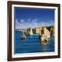 The Twelve Apostles in Port Campbell National Park-Jon Hicks-Framed Photographic Print