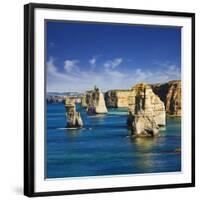 The Twelve Apostles in Port Campbell National Park-Jon Hicks-Framed Photographic Print