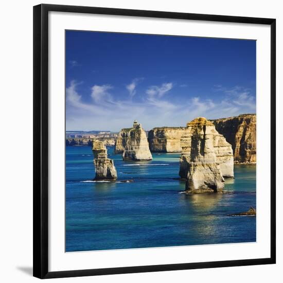 The Twelve Apostles in Port Campbell National Park-Jon Hicks-Framed Photographic Print