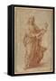 The Twelve Apostles: St. John, 1518-20 (Chalk on Paper)-Giulio Romano-Framed Stretched Canvas