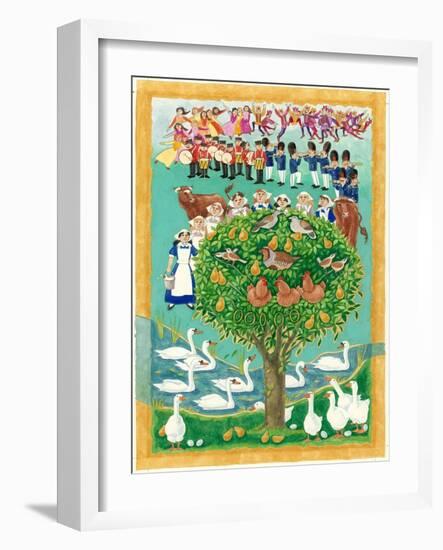 The Twelve Days of Christmas, 1997-Linda Benton-Framed Giclee Print