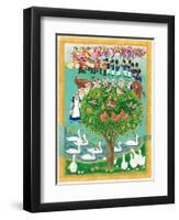 The Twelve Days of Christmas, 1997-Linda Benton-Framed Premium Giclee Print