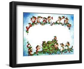 The Twelve Days of Mice - Jack & Jill-Edith Osborn Corbett-Framed Giclee Print