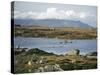 The Twelve Pins Mountains Rise Above Loughans on the Lowland, Connemara, County Galway, Eire-Tony Waltham-Stretched Canvas