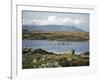The Twelve Pins Mountains Rise Above Loughans on the Lowland, Connemara, County Galway, Eire-Tony Waltham-Framed Photographic Print
