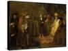 The Twelve Year Old Jesus in Front of the Scribes, circa 1655-Rembrandt van Rijn-Stretched Canvas