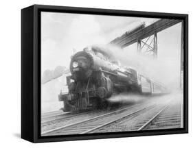 The Twentieth Century Limited of the New York Central Lines by Walter L. Greene-null-Framed Stretched Canvas