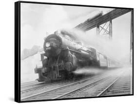 The Twentieth Century Limited of the New York Central Lines by Walter L. Greene-null-Framed Stretched Canvas