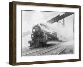 The Twentieth Century Limited of the New York Central Lines by Walter L. Greene-null-Framed Photographic Print