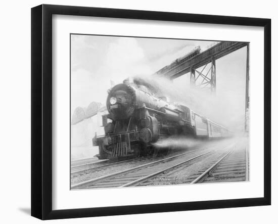 The Twentieth Century Limited of the New York Central Lines by Walter L. Greene-null-Framed Photographic Print