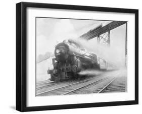 The Twentieth Century Limited of the New York Central Lines by Walter L. Greene-null-Framed Photographic Print