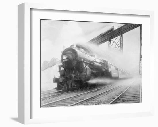 The Twentieth Century Limited of the New York Central Lines by Walter L. Greene-null-Framed Photographic Print