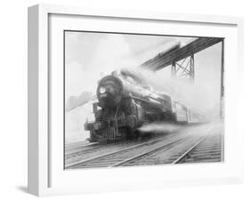 The Twentieth Century Limited of the New York Central Lines by Walter L. Greene-null-Framed Photographic Print