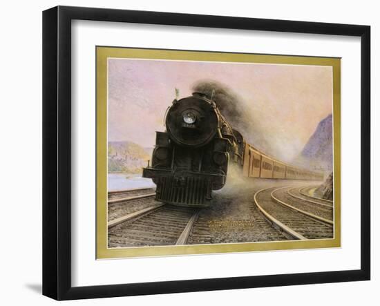 The Twentieth Century Limited of the New York Central Lines Poster-W.H. Foster-Framed Giclee Print