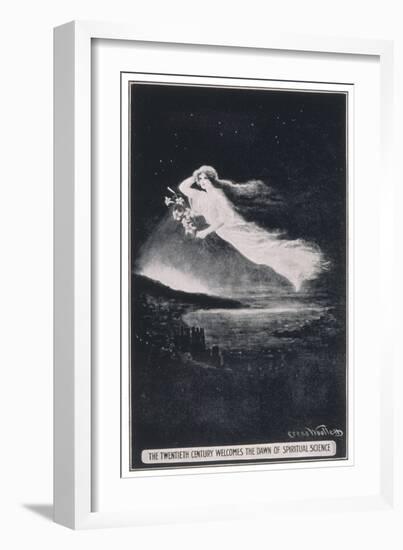 The Twentieth Century Welcomes the Dawn of Spiritual Science-Cress Woollett-Framed Art Print