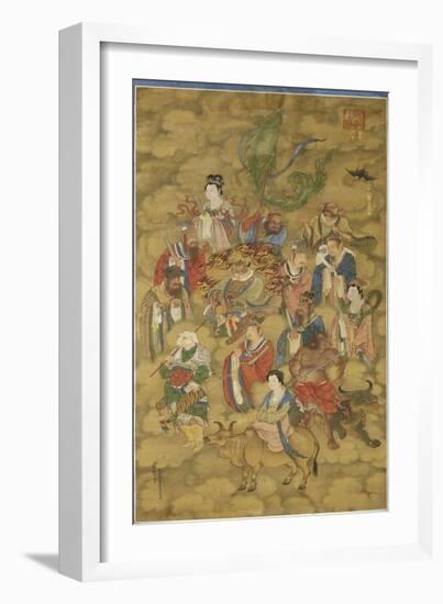 The Twenty-Eight Mansions of the Celestial Deities-null-Framed Giclee Print